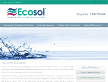 Tablet Screenshot of ecosol.com.au