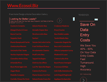 Tablet Screenshot of ecosol.biz